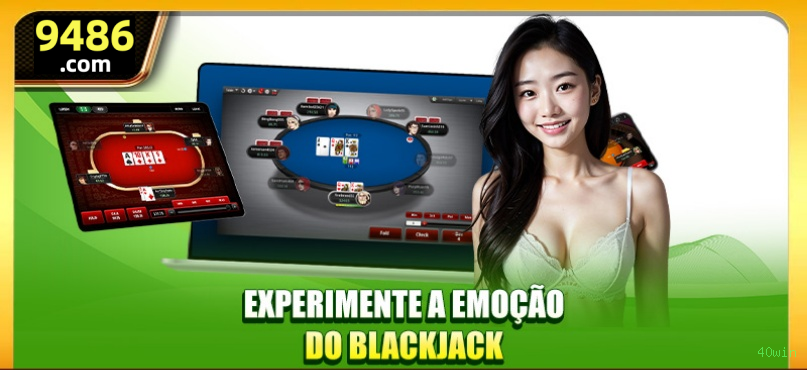 Imagem promocional da 40win mostrando a plataforma e suas vantagens